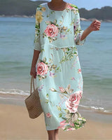 Zara | Sunset Flower Dress