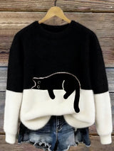 Carol Casual Cat Sweater