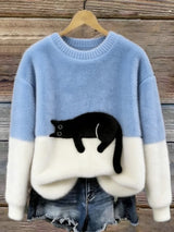 Carol Casual Cat Sweater