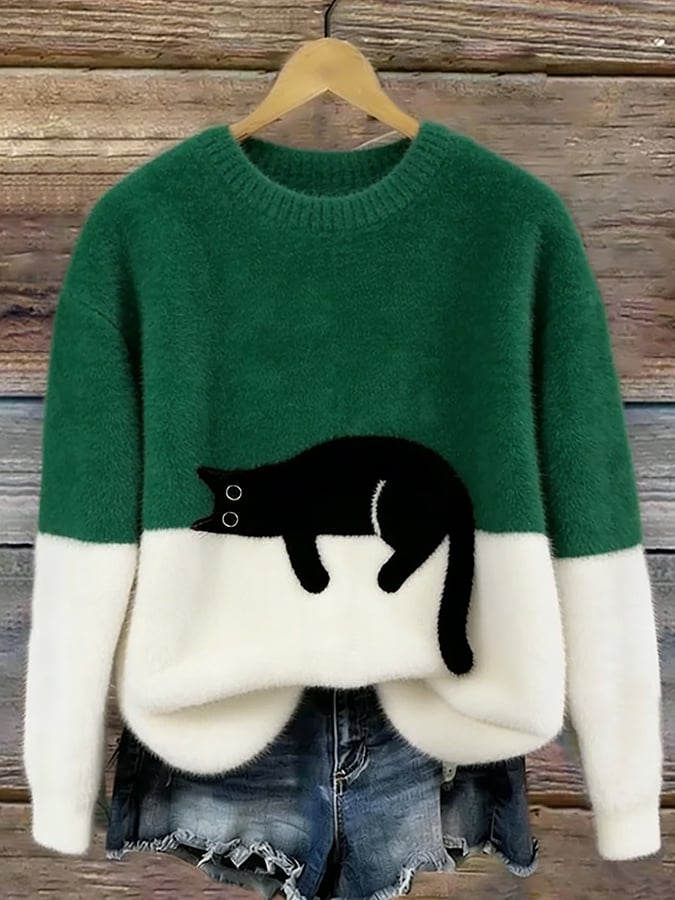 Carol Casual Cat Sweater