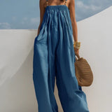 Madison | Denim Wide-Leg Jumpsuit