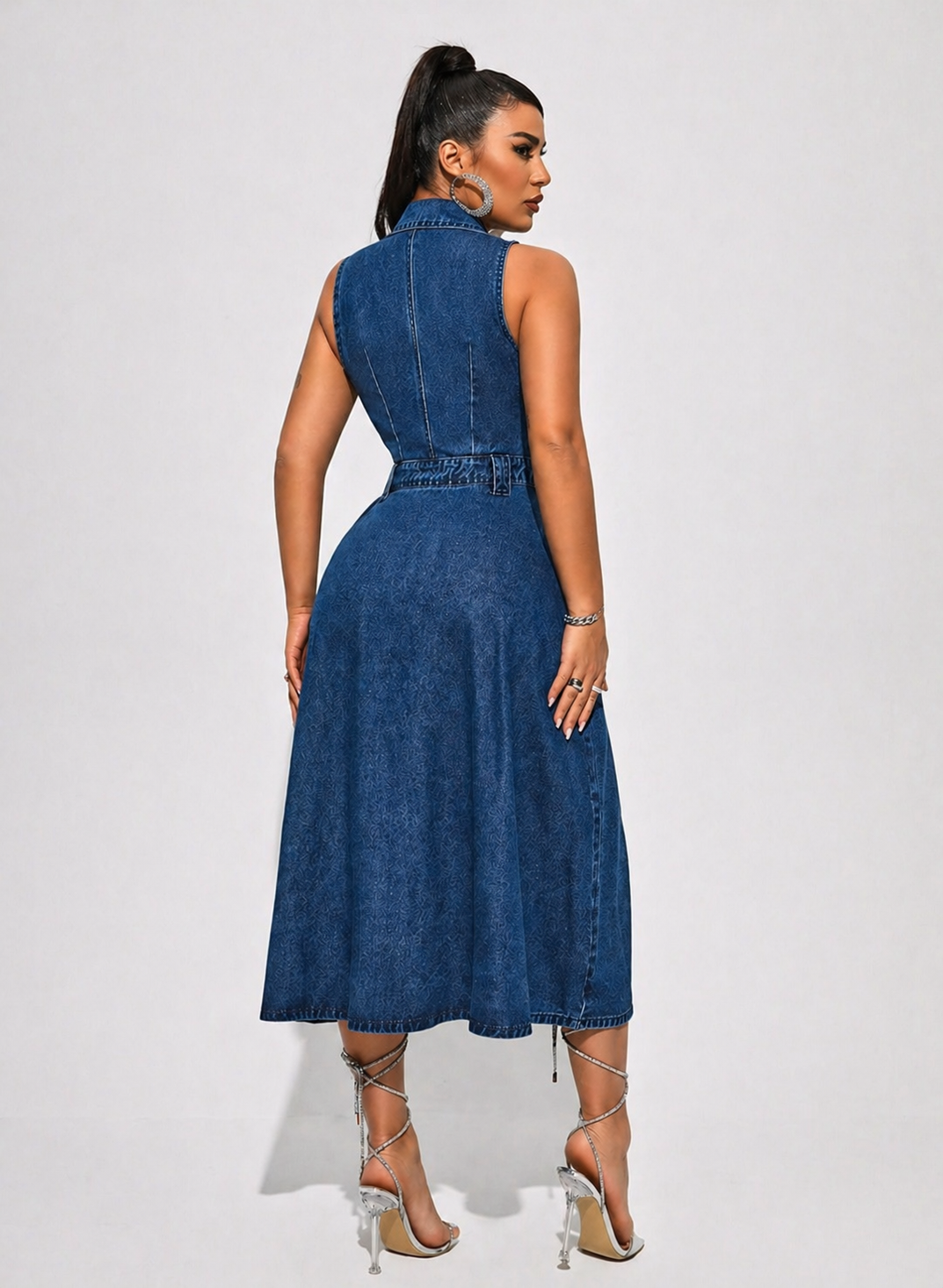 Camille | Open Front Vest Dress