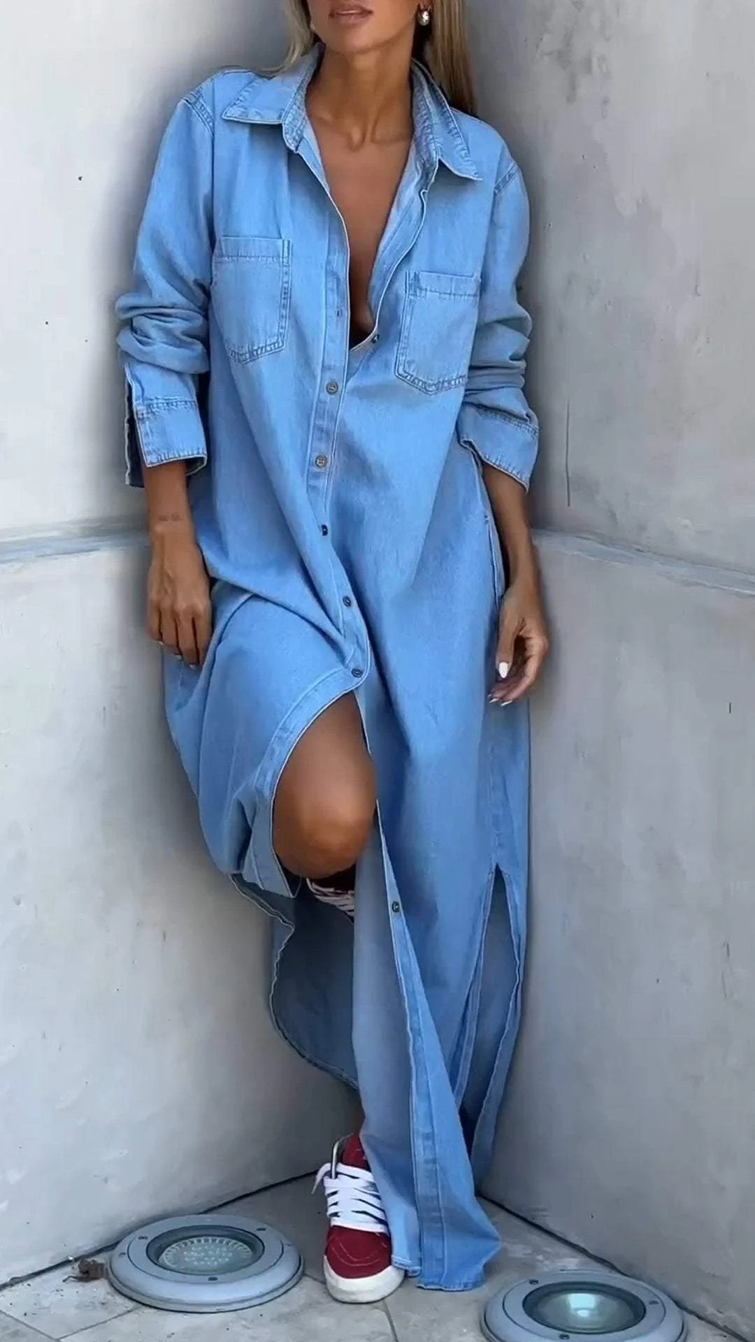 Delana | Button Down Dress