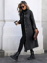 Maya | Stylish Long Denim Jacket